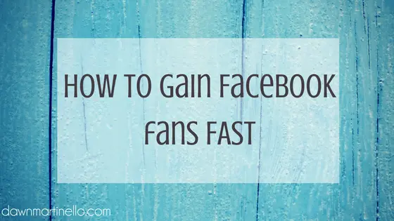 How to Gain Facebook Fans FAST